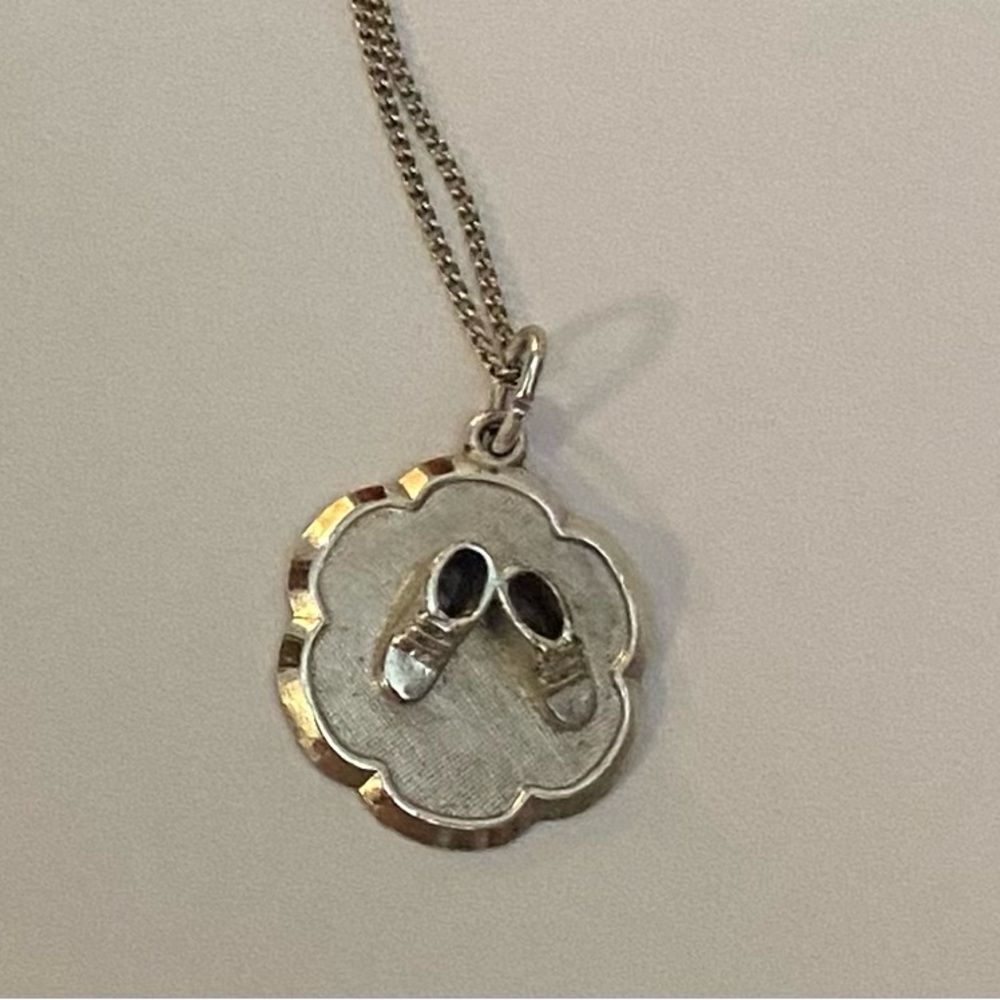 Vintage baby charm necklace
